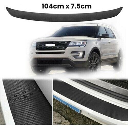 Cover Body Guard Carbon Fiber Protector Rear Bumper Car High Quality New