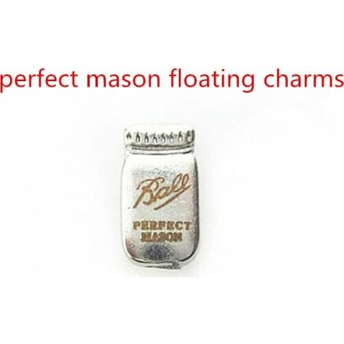 20pcs/lot Perfect Mason Charms Floating Charms Living Glass Memory Lockets Charm DIY Jewelry charms