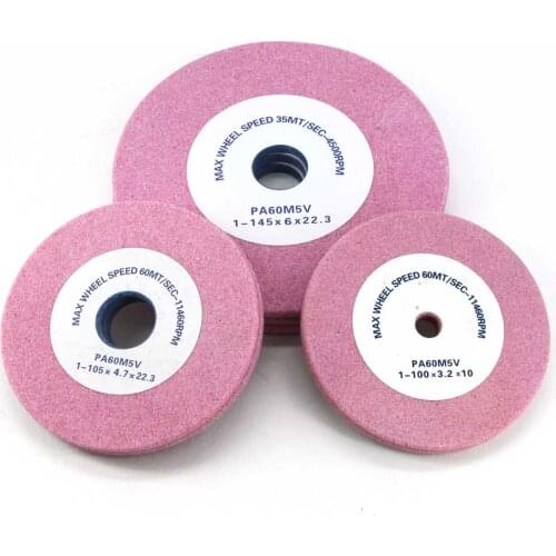 5 pieces quality PA grinding wheel for chain saw teeth sharpening abrasive stone Dia 145 105 thick 3.2 / 4.7 and 6.0 China stock