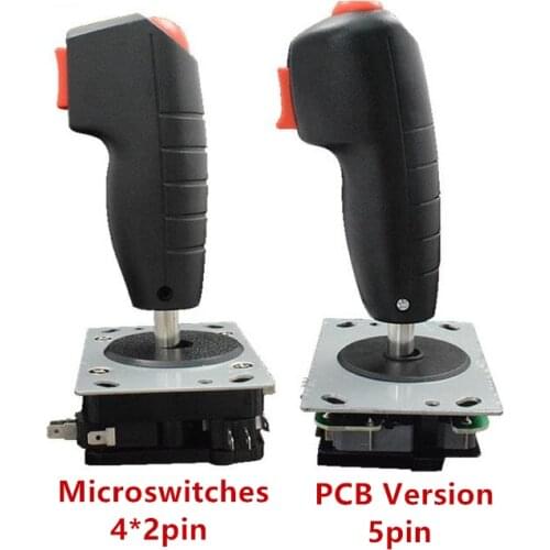 Arcade Game Cabinet Mini Grap Flight Joystick Trigger Top Fire Button Replacement Microswitch/PCB With/No Vibration To Choose