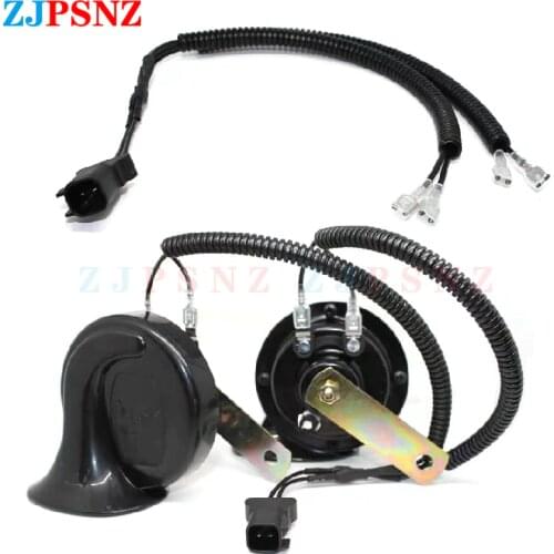 Auto Horn Plug 4 Wires Corrugated Tube Dedicated Snail Horn Socket Conversion Plug Car Speakers Single Horn Refit Double Horn