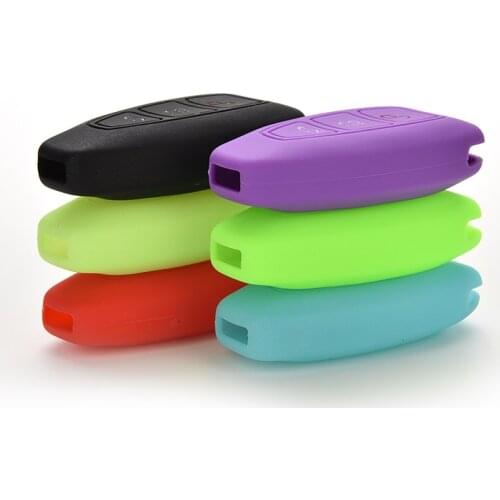 1PCS New 3 Buttons Key Case Cover For Ford Mondeo Fiesta Focus Titanium Silicone Skin Fob Key Shell Default Black Color