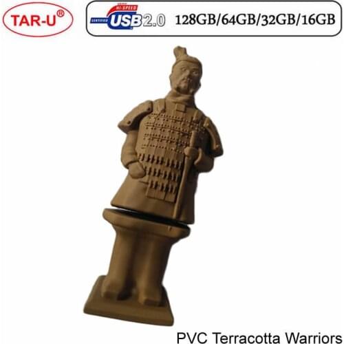 1500 Years Old Terra-Cotta Warriors 32GB USB flash drive 64GB carton flash pendrive