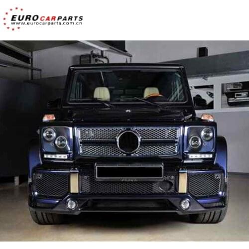 G63 ART front lip fit for G-class W463 G63 G65 to ART style front lip with round lamp for G63