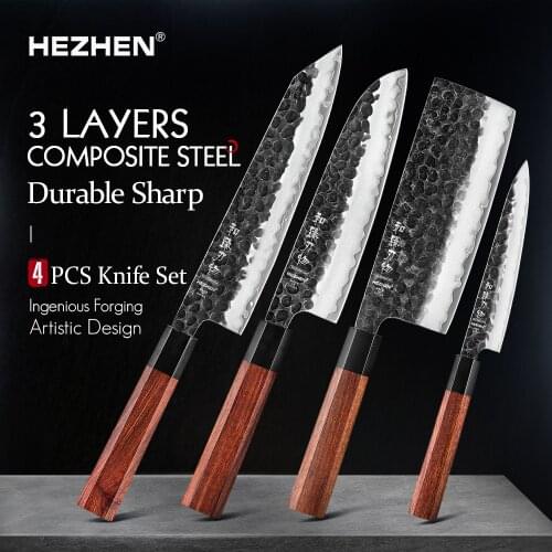HEZHEN Stainless Steel Knife Sets
