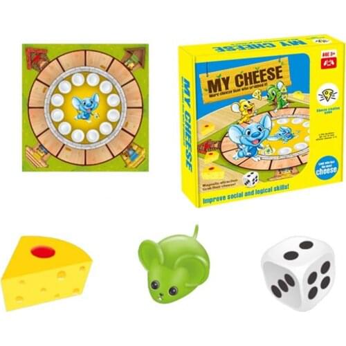 Dice Of Mouse Cheese Toy Intellectual Educational Gameplay For Kids Board Game Toys For Children