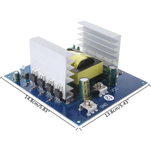 1000W DC12V/24V Inverter Module High Frequency Module Board Current Boost Step-up Car Converter DC-AC