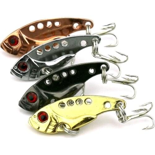 1Pcs Fishing Lures Wobblers Sequin Spoon Crankbaits Artifical Easy Shiner Baits