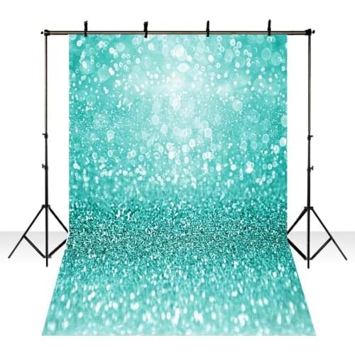 DAWNKNOW Shimmer Vinyl Photography Background For Green Sparkle Photo Shoot Backdrop For Wedding Photo Studio lv2415