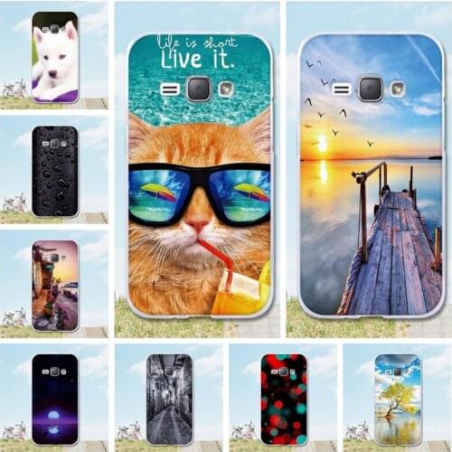 Floral Soft TPU Case Cover For Samsung Galaxy J1 2016 Silicon 3D Relief Protective Coque Funda Skin Etui for samsung j1 j 1 2016