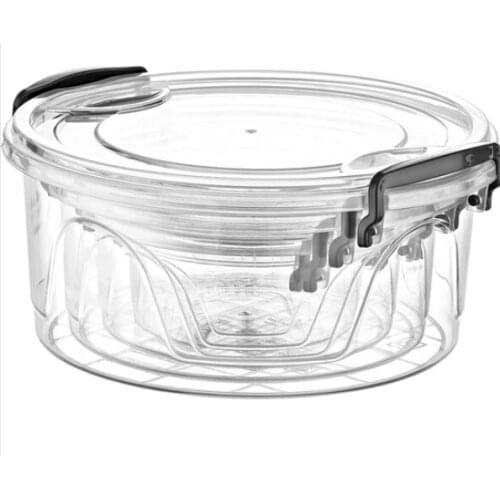 Plastart 4 Pieces Storage Plastic Container Box