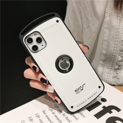 ROOT GO Military Anti-Fall Case For iPhone 12 Pro Max Hybrid Armor All-inclusive Protective Cover For iPhone 12 Mini XS XR 7 8