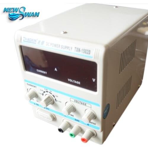 Adjustable DC Power Supply 15V 2A Power Cable Digital Mobile Phone Repair Power TXN-1502D