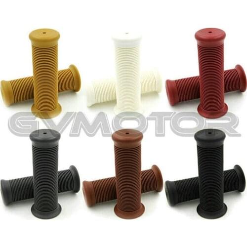 For SR400 JH70 Motorcycle Handle Bar Grip Rubber Scooter Handlebar Grips Retro Motorbike Handle Grip Modified Motorcycle parts
