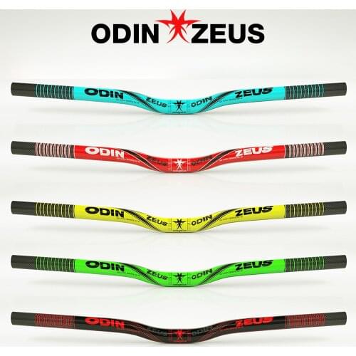 ODINZEUS Increased Intensity 2021 Ten Color New Full Carbon Mountain Bicycle Handlebar /Flat/Rise Clamp 31.8mm/25.4/35/580-740mm