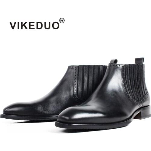 VIKEDUO Men's Classic Boots