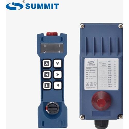 SUMMIT 6 single speed pushbuttons electric hoist and crane industrial radio remote control SUMT-S06