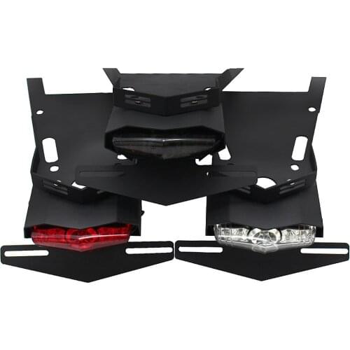 Motorcycle Tail Mount License Plate Bracket Brake Rear Lamp Taillight for BMW R NINE T 2014-2019 R9T