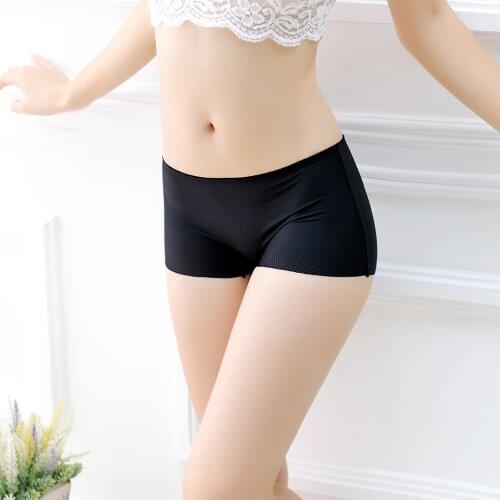 Women Casual Comfortable Seamless Boxer Shorts Culotte Femme Safety Panties Sexy Lingerie Underwear Boyshort Calcinha 2804