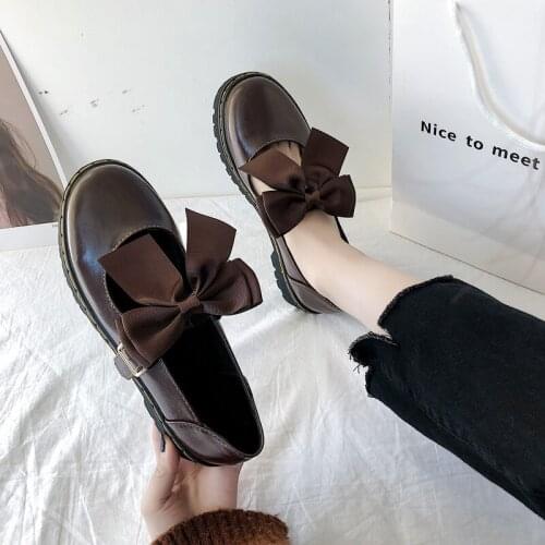 Mary Jane female 2020 autumn new fashion retro small leather shoes uniform single shoes Japanese womens shoes