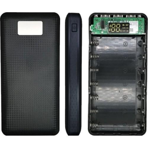3 USB 7x18650 Battery DIY Power Bank Box Case 5V 2A LCD Display Battery Charger Shell for Mobile Phone