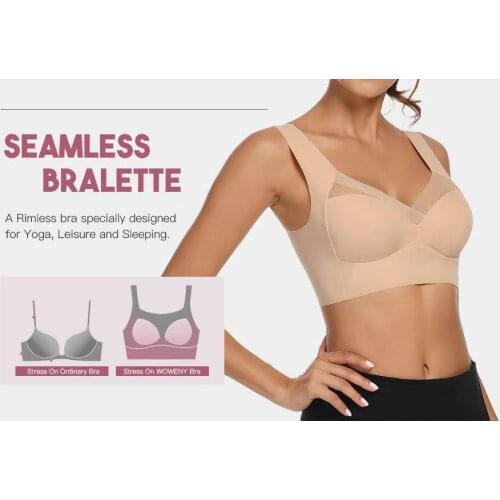 Seamless Bra Push Up Bralette Underwear Bras For Women Cooling Gathers Shock-proof Female Intimate Comfortable Bra