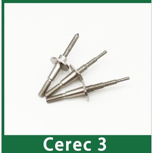 Cerec 3 / Inlab Compact Diamond Grinder Burs for Milling Glass Ceramics, Lithium Disilicate