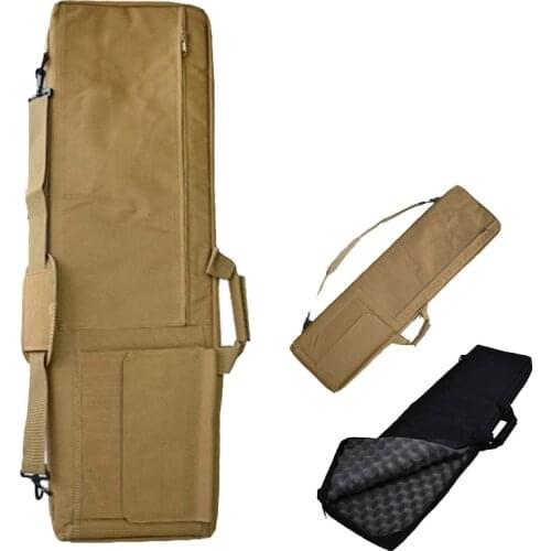 85cm/100cm Tactical Gun Case Military Sniper Rifle Gun Carry Shoulder Pouch Hunting Gun Accessories Shooting Bag Airsoft Holster