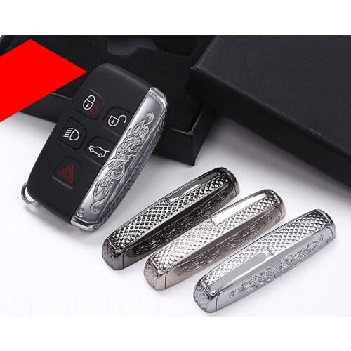 For Land Rover Discovery 5 LR4 For Range Rover Autobiography Velar Sport Vogue ABS Chrome Unique Design 5 Button Key Case Shell