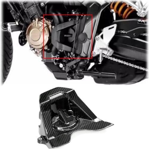 For Honda CB650R CBR650R 2019 2020 Motorcycle Modified Part Carbon Fiber Pinion Cover Side Plate Pipe Protector Cover