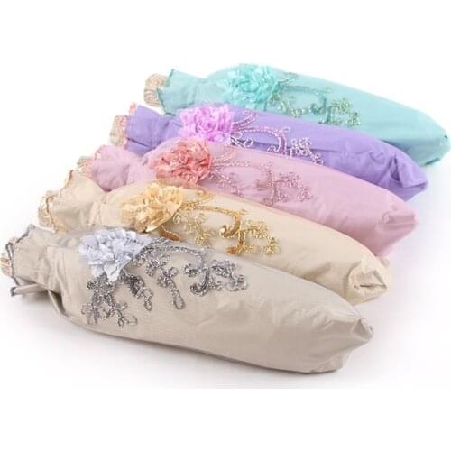 Double-layer Lace Embroidered Umbrella Folding Umbrella Black Plastic Sunscreen 20% Sunshade Sun Umbrella