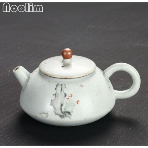Chinese Antique Ceramic Teapot With Filter High Quality Tea Kettle Kong Fu Teaware Set Handmade Drinkware