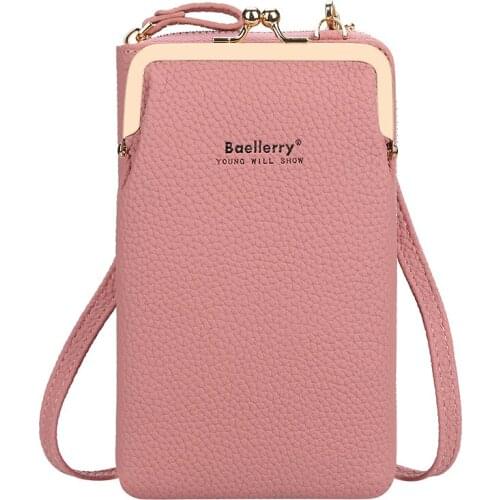New Womens Mobile Phone Bag Small Messenger Bag Luxury Handbags Women Bags Designer Shoulder Bag Ladies Hand Bags Phone Wallet