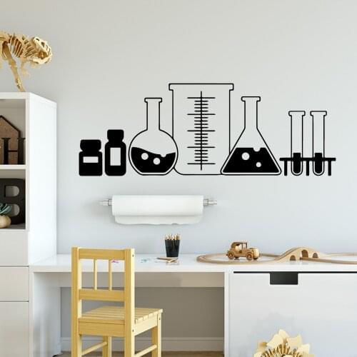 Funny Science Decal Removable Vinyl Mural Poster For Kids Room Decoration Sticker Mural