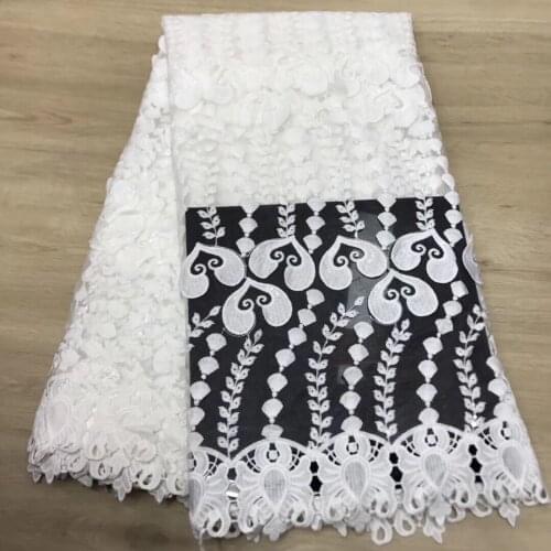 Nigerian lace fabric, the latest tulle lace white, African French wedding lace J35021