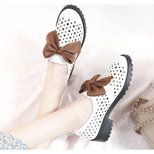 2021 new sandals large size womens shoes single shoes spring and autumn summer hollow single shoes ladies casual womens shoes