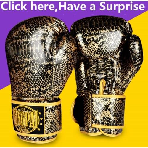 Python patten Kick Boxing Gloves for Men Women PU Muay Thai Guantes De Boxeo Free Fight MMA Sanda Training Adults Kids Equipment