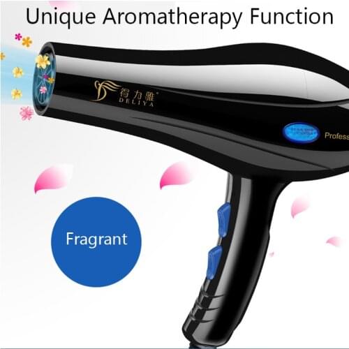 Professional Hair Dryer 2200W Anion Blue Light Hair Blower with Fragrance for Beauty Salon