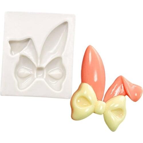Bowknot Silicone Sugarcraft Mold Chocolate Cupcake Baking Fondant Cake Decorating Tools