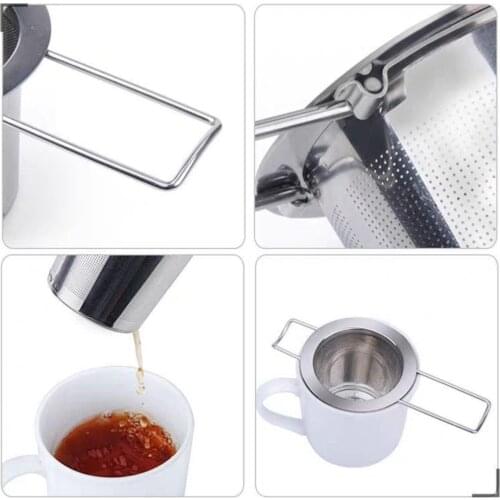 Tea Strainer With Spoon Reusable Tea Infuser Kitchen Accessories Gifts