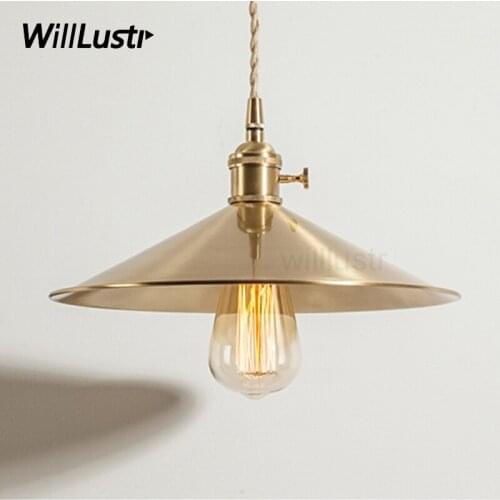 Modern brass pendant light restaurant hotel cafe dinning room bedroom handmade hammered pattern copper suspension hanging lamp