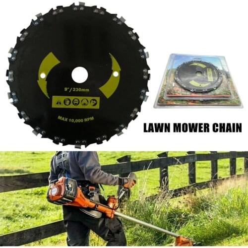 Lawn Mover Head Steel Grass Trimmer Head 20/14 Tooth Sharp Blades Weed Brush Cutter Garden Lawnmover Accessories