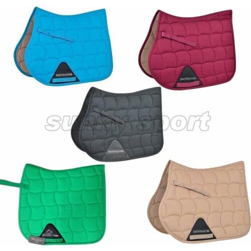 Exports to Germany, high quality, classic style, big wave quilted, saddle pad, sweat pad, triangle cloth to strengthenEquestrian