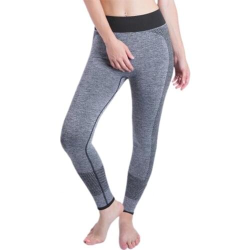 Women Summer Leggings Solid Color Block Hip Lift Running Gym Breathable Stretchy Fashion Leggings Slim- Fit Ladies Pants