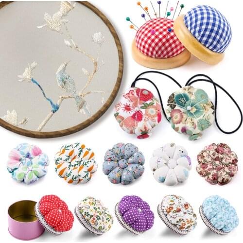 1Pc Needlework Accessories DIY Craft Needle Pin Cushion Holder Stitch Marker Sewing Pin Cushion Home Sewing Tools Ball Shaped