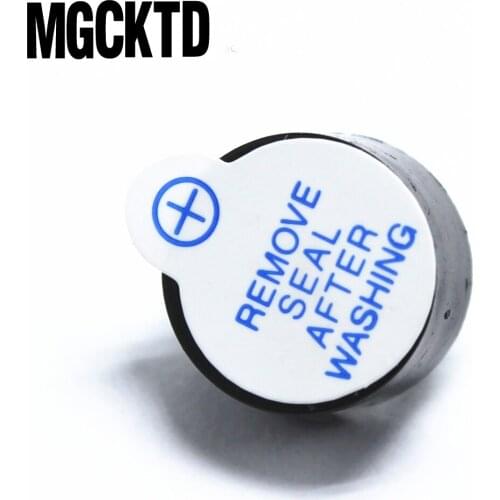 100pcs Active buzzer 5V Size: 9.5mm * 12mm Continous Beep