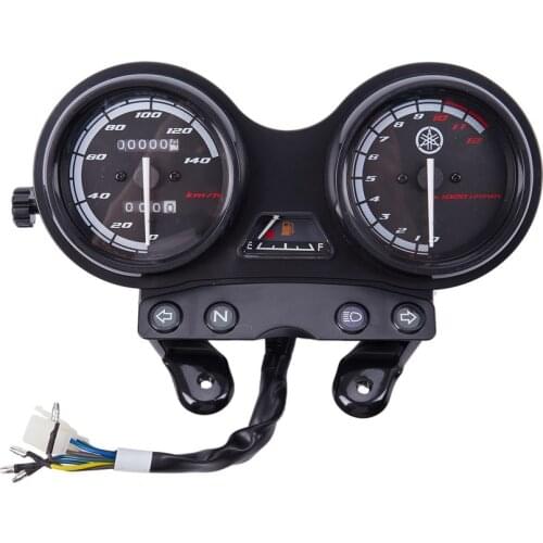 DC12V Motorcycle Tachometer Speedometer Meter Gauge Moto Tacho Instrument Clock Case For Yamaha Ybr 125 2005-2009 Version