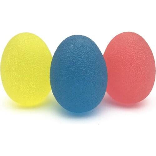 3 Pcs Stress Relief Ball Hand Stress Balls Exercise Squeeze Eggs-Shape Hand Finger and Grip Strengthening Therapy Ball
