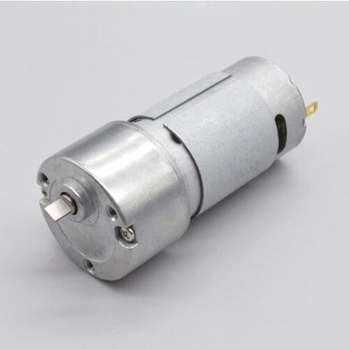 395 Carbon Gear Motor Micro Electric Machinery All Metal Gearwheel Geared Motors DIY Accessories DC 12-24V 130-260RPM 0.2A