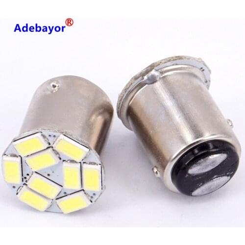 50 X 9 SMD 9 5630 led 1157 BAY15D P21/4W P21/5W 7528 5730 auto Car turn signal lamp Brake tail parking Light super bright